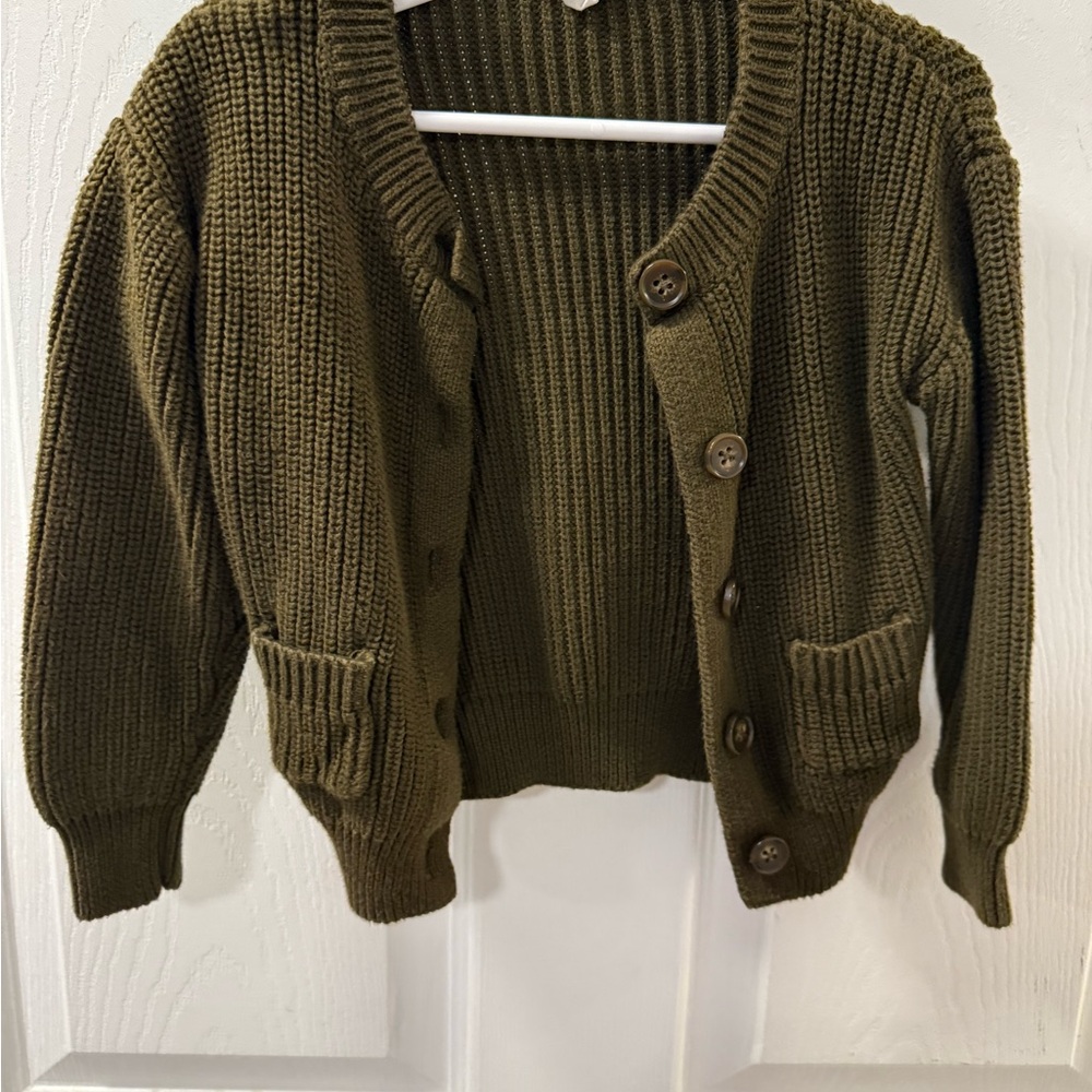 EUC Jamie Kay Cardigan Overalls Sweater 2Y From Pet Friendly Home - Picture 5 of 11